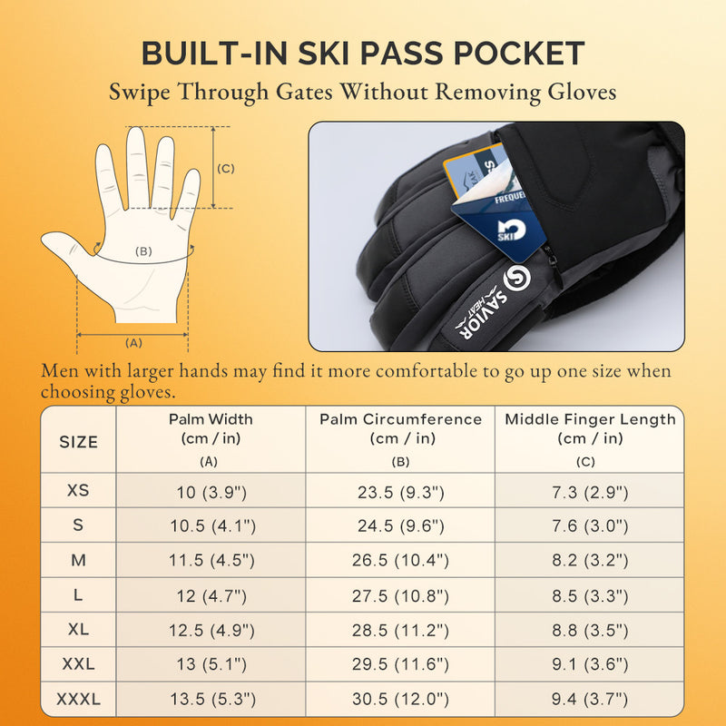 Chargez l&#39;image dans la visionneuse de la galerie, Savior Heated Gloves – 10s Fast Heat, Smart Control, Designed for Skiing and Outdoor Activities
