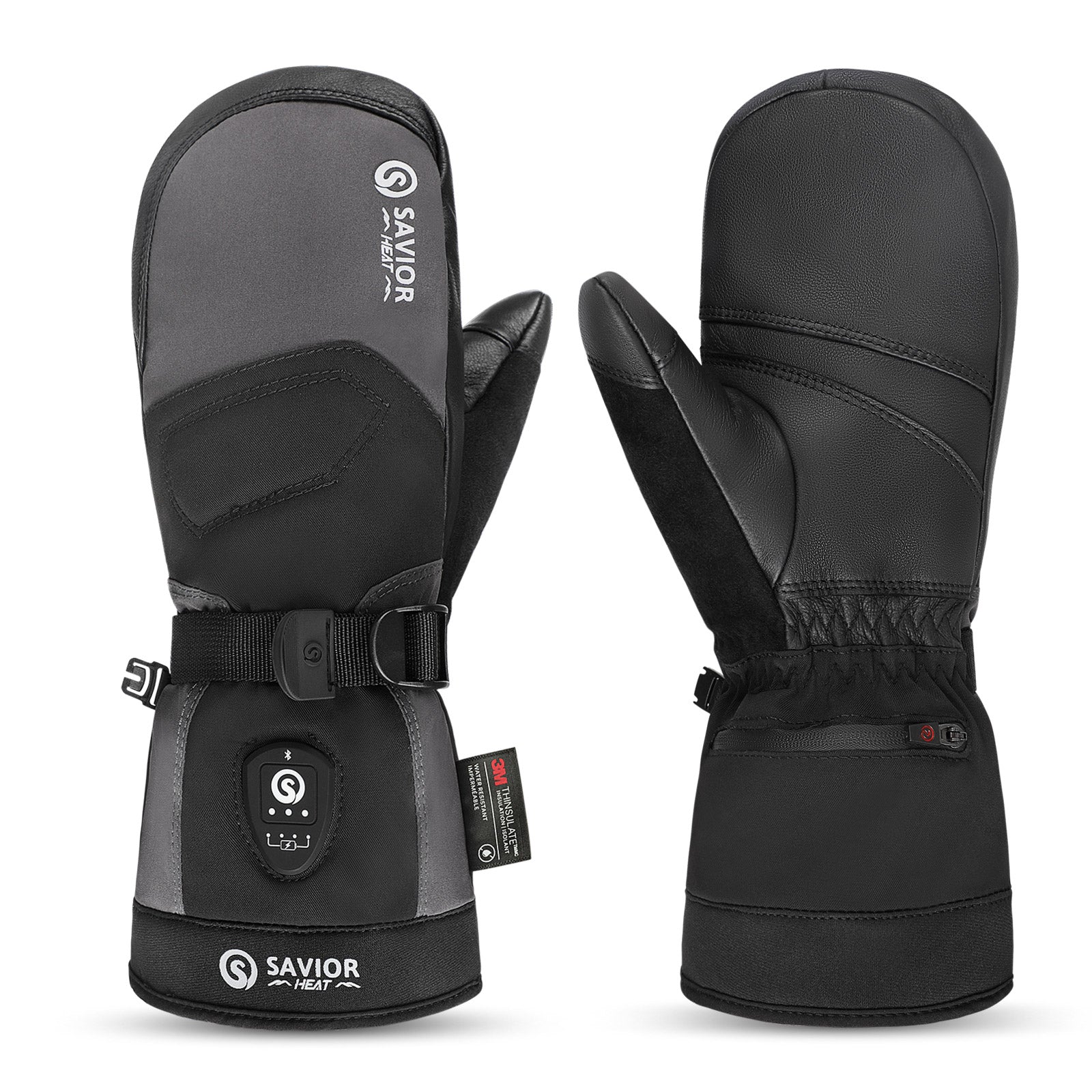 SKGP02MS App-Control Heated Ski Mittens 2.0