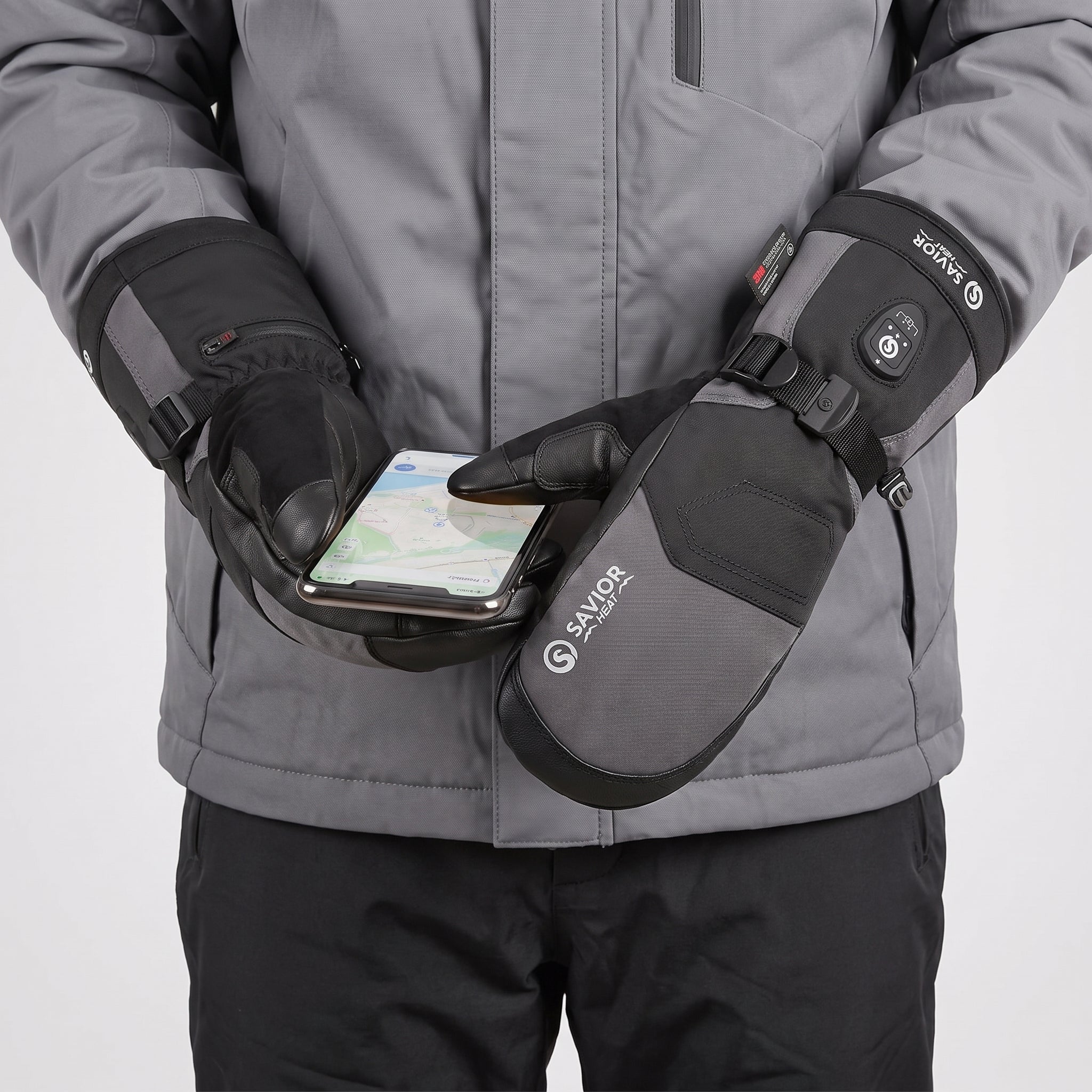 SKGP02MS App-Control Heated Ski Mittens 2.0