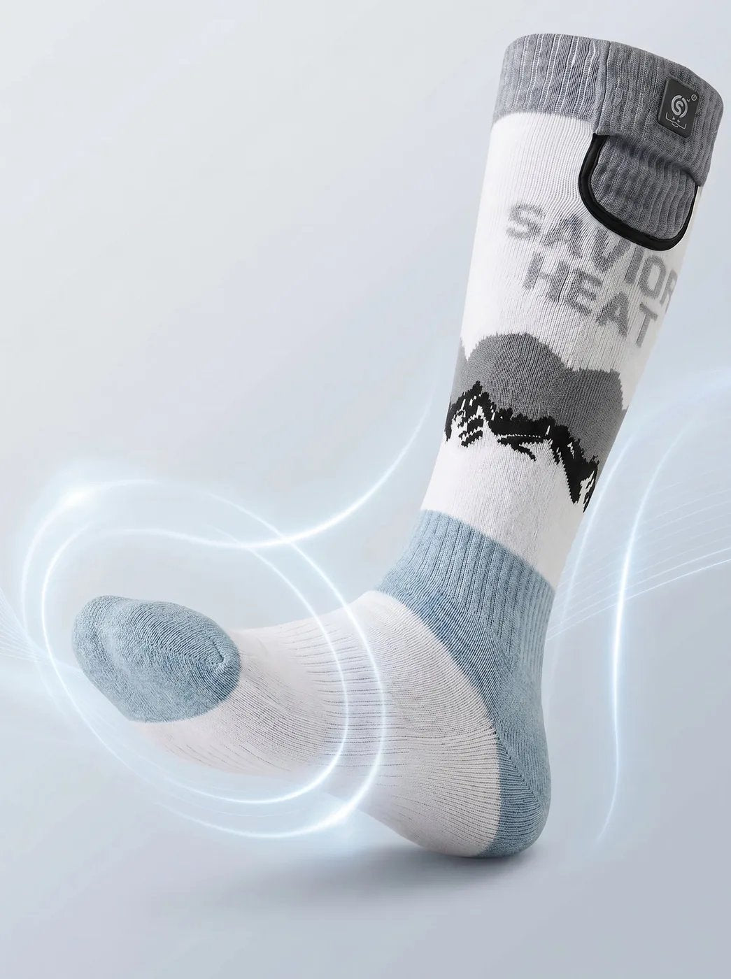 Breathable Comfort - Savior Heat SKGP06W Merino Wool Heated Socks