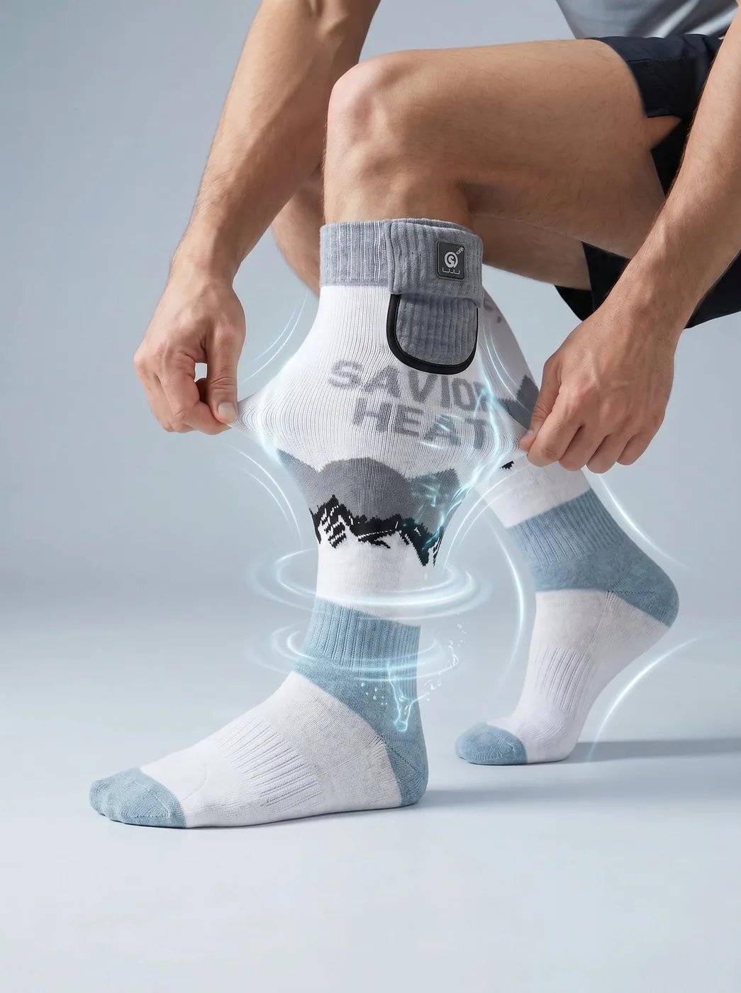 Flexible Support - Savior Heat SKGP06W Merino Wool Heated Socks