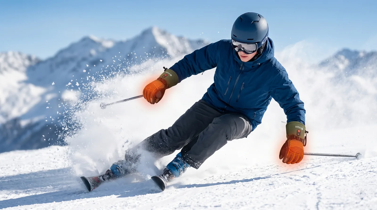 Savior Heat SKGU04FG 3000mAh Heated Ski Gloves product detail