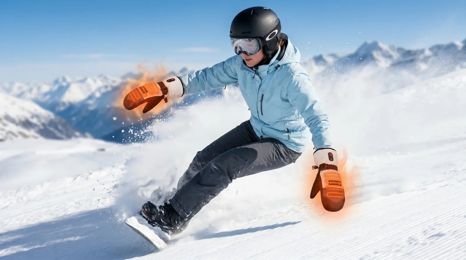Savior Heat SKGU11MW 3000mAh Heated Snow Mittens product detail