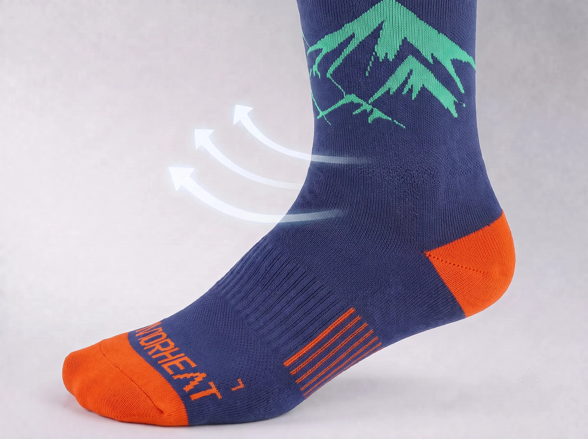 Breathable Comfort - Savior Heat Cushioned Boot Comfort Heated Ski Socks