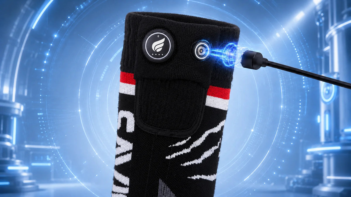 Savior Heat Magsnapic Charge Smart Heated Ski Socks product detail