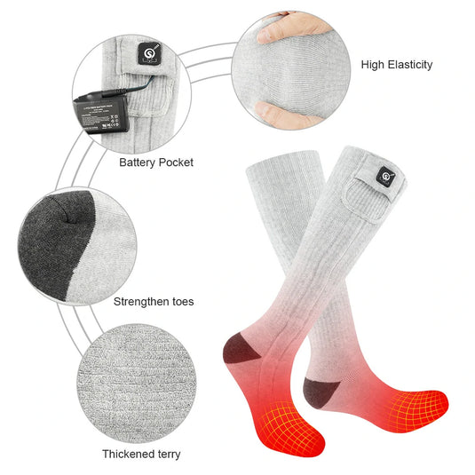 【MotorFlex Heat Set】SDW03 Heated Moto Gloves & SS01G Heated  Socks