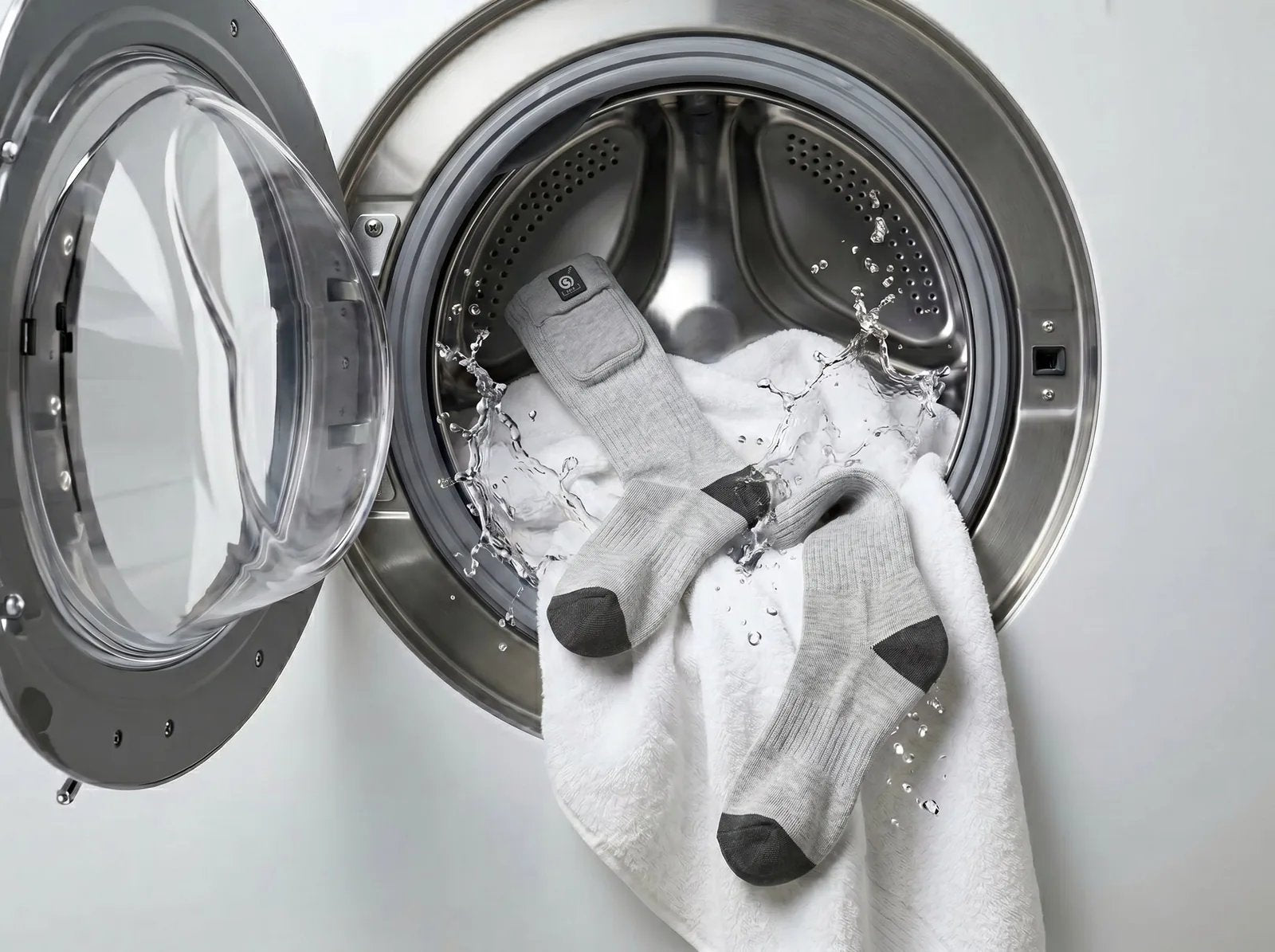 Machine Washable - Savior Heat SS01G Heated Winter Socks