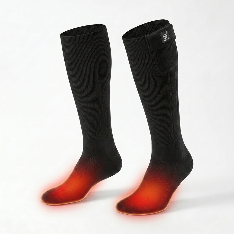 Chargez l'image dans la visionneuse de la galerie, Saviour Chaussettes chauffantes à piles électriques Randonnée d'hiver Camping Cyclisme pour homme femme
