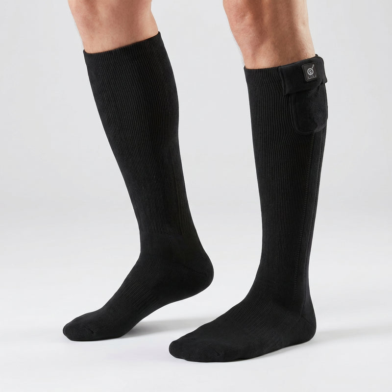 Chargez l'image dans la visionneuse de la galerie, Saviour Chaussettes chauffantes à piles électriques Randonnée d'hiver Camping Cyclisme pour homme femme
