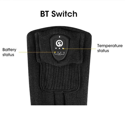 SNOW DEER Bluetooth Heated Socks – Smart App Control, Long-Lasting Warmth