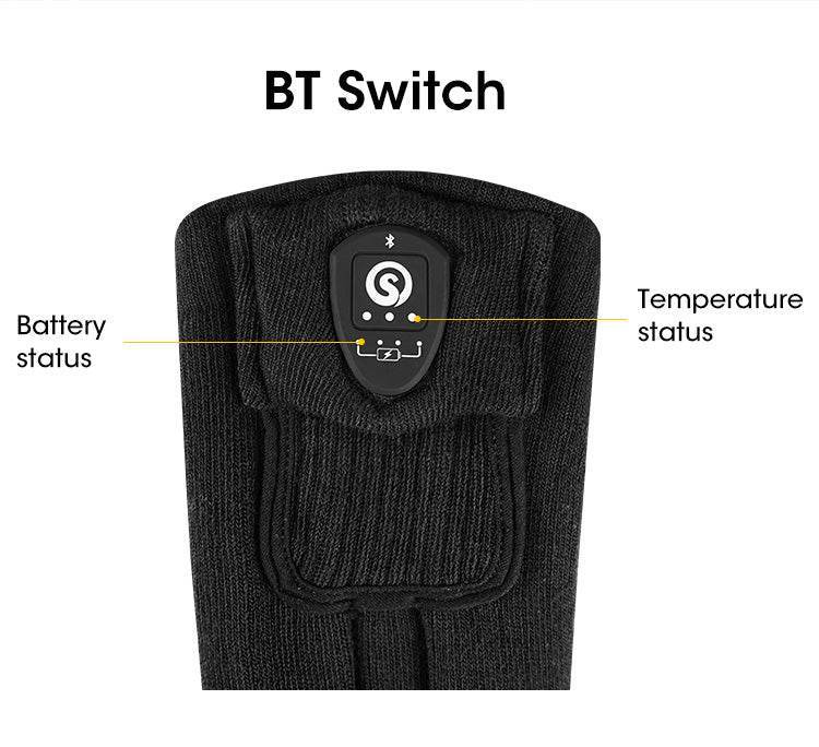 SNOW DEER Bluetooth Heated Socks – Smart App Control, Long-Lasting Warmth