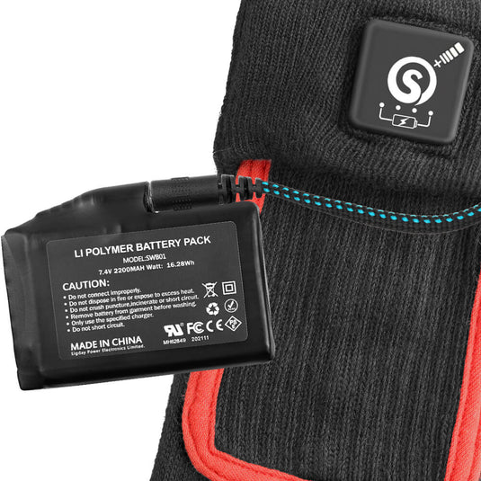 Saviour - Calcetines calefactables con batería eléctrica para invierno cálido para hombres y mujeres