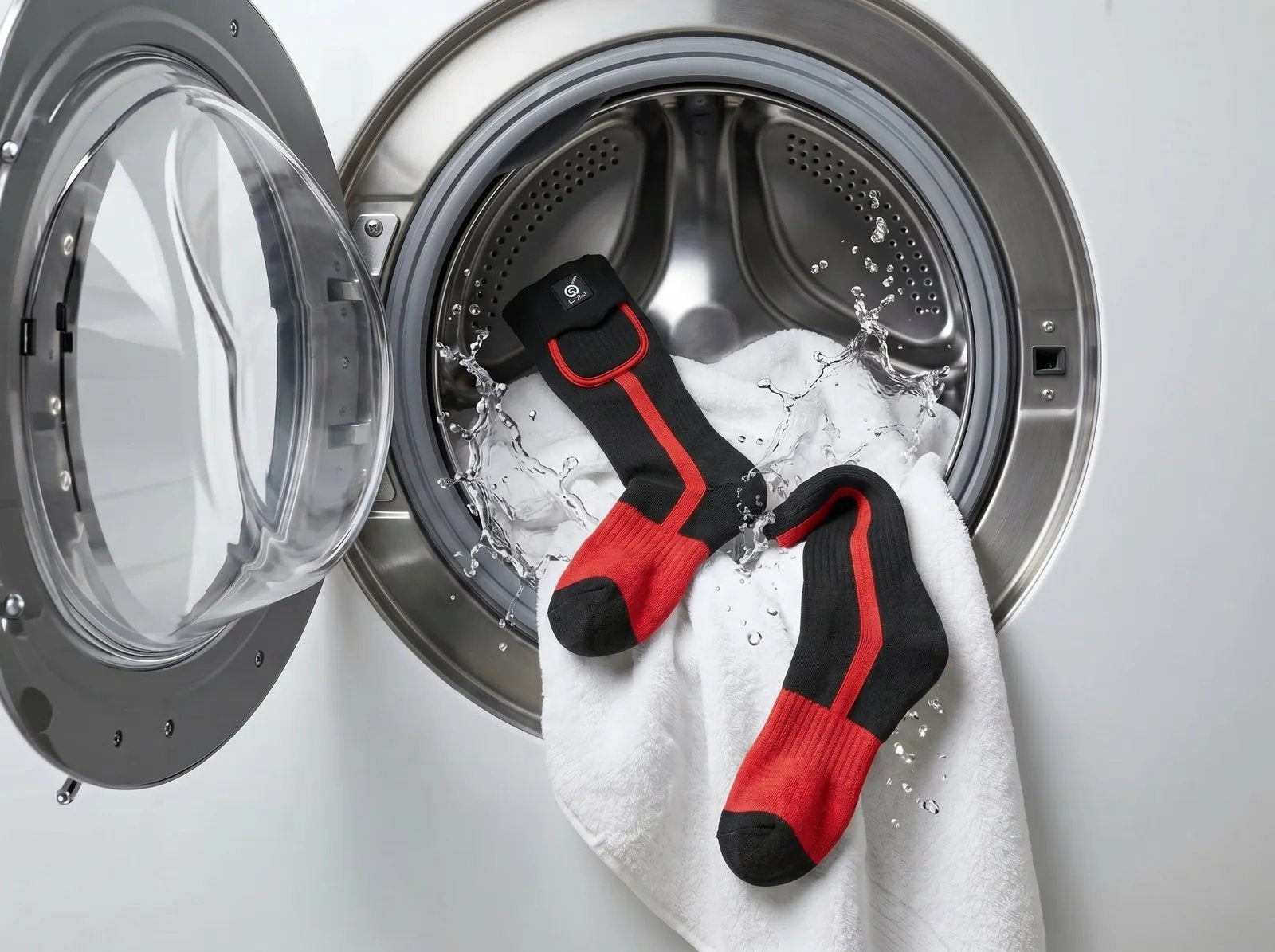 Machine Washable - Savior Heat SS04R Heated Thermal Socks