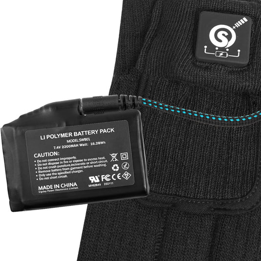 Savior Men Women 7.4V Battery Operated Heated Socks