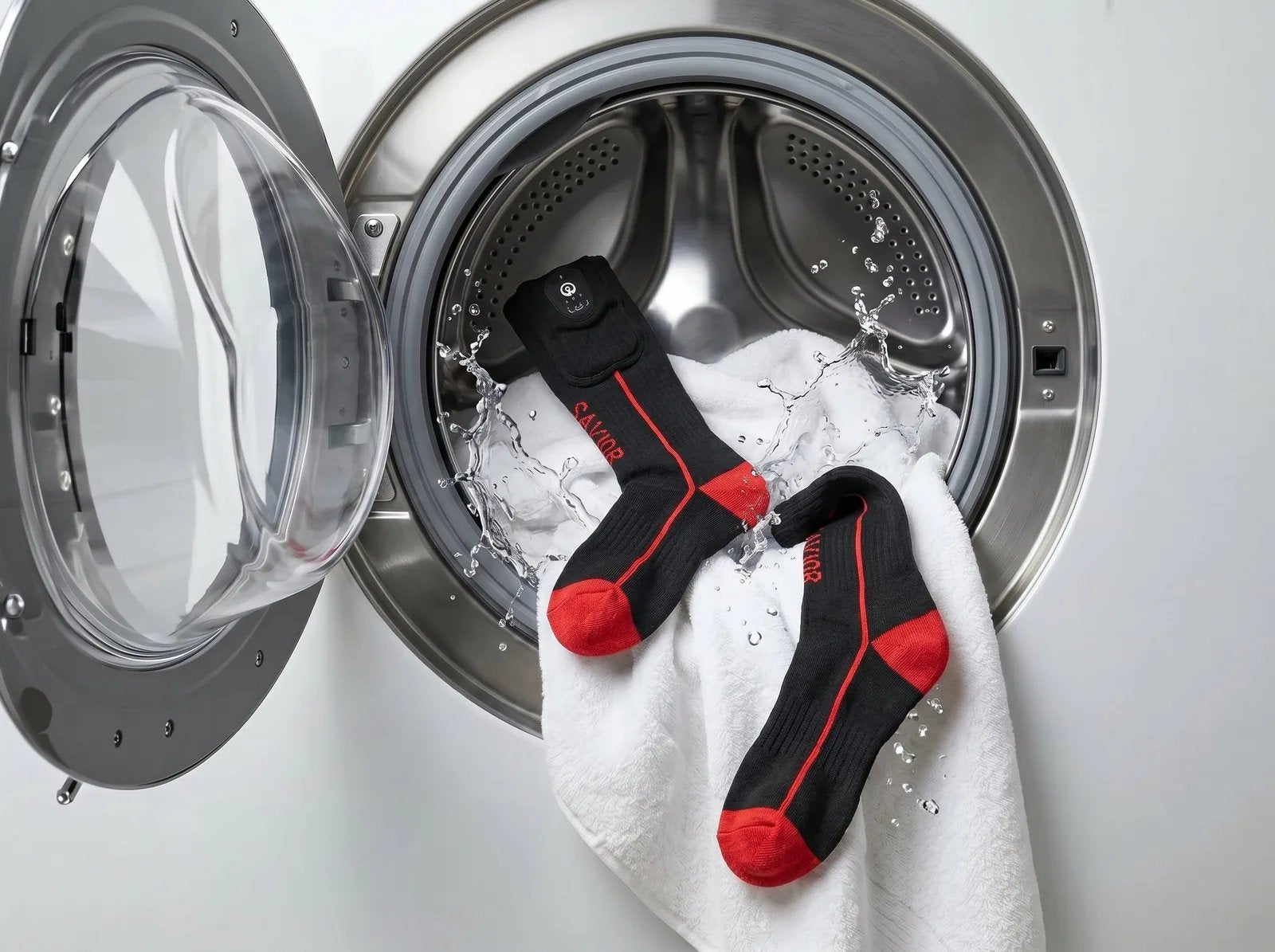 Machine Washable - Savior Heat SS06R Heated Outdoor Socks