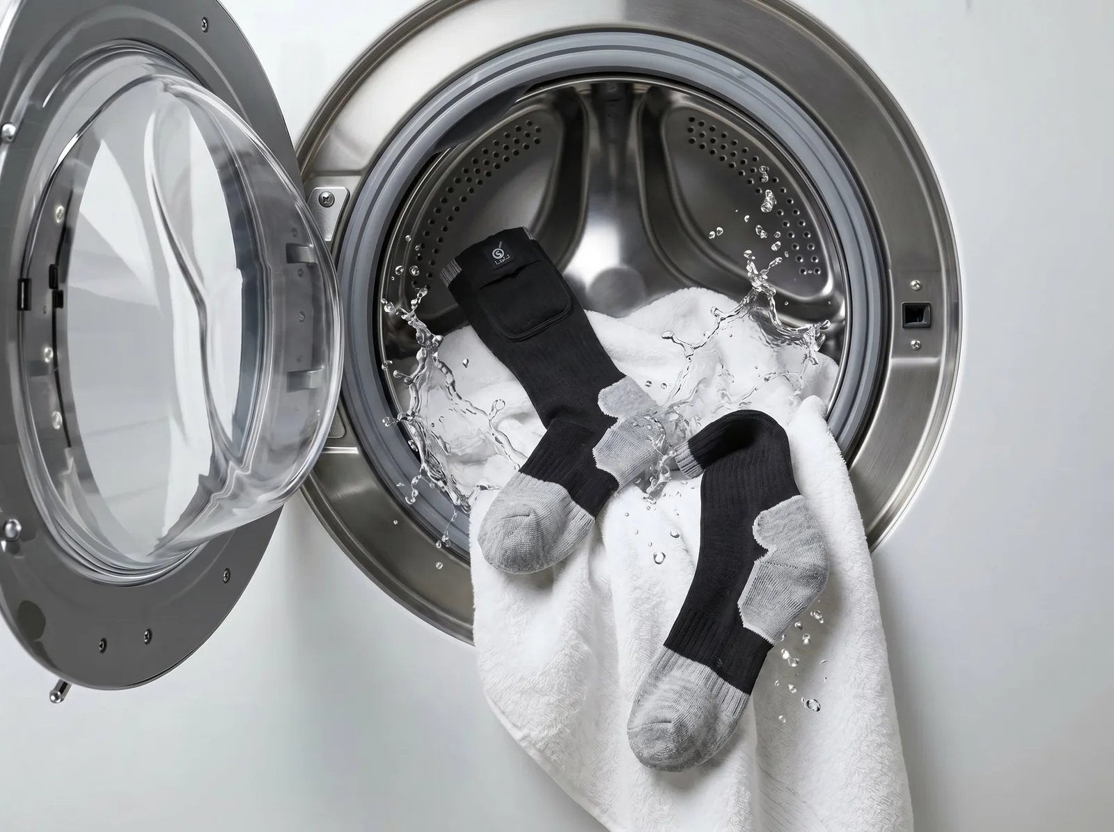 Machine Washable - Savior Heat SS09R Heated Winter Socks