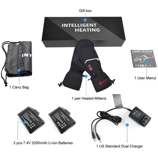 Savior Touch Screen Heated Mittens package list
