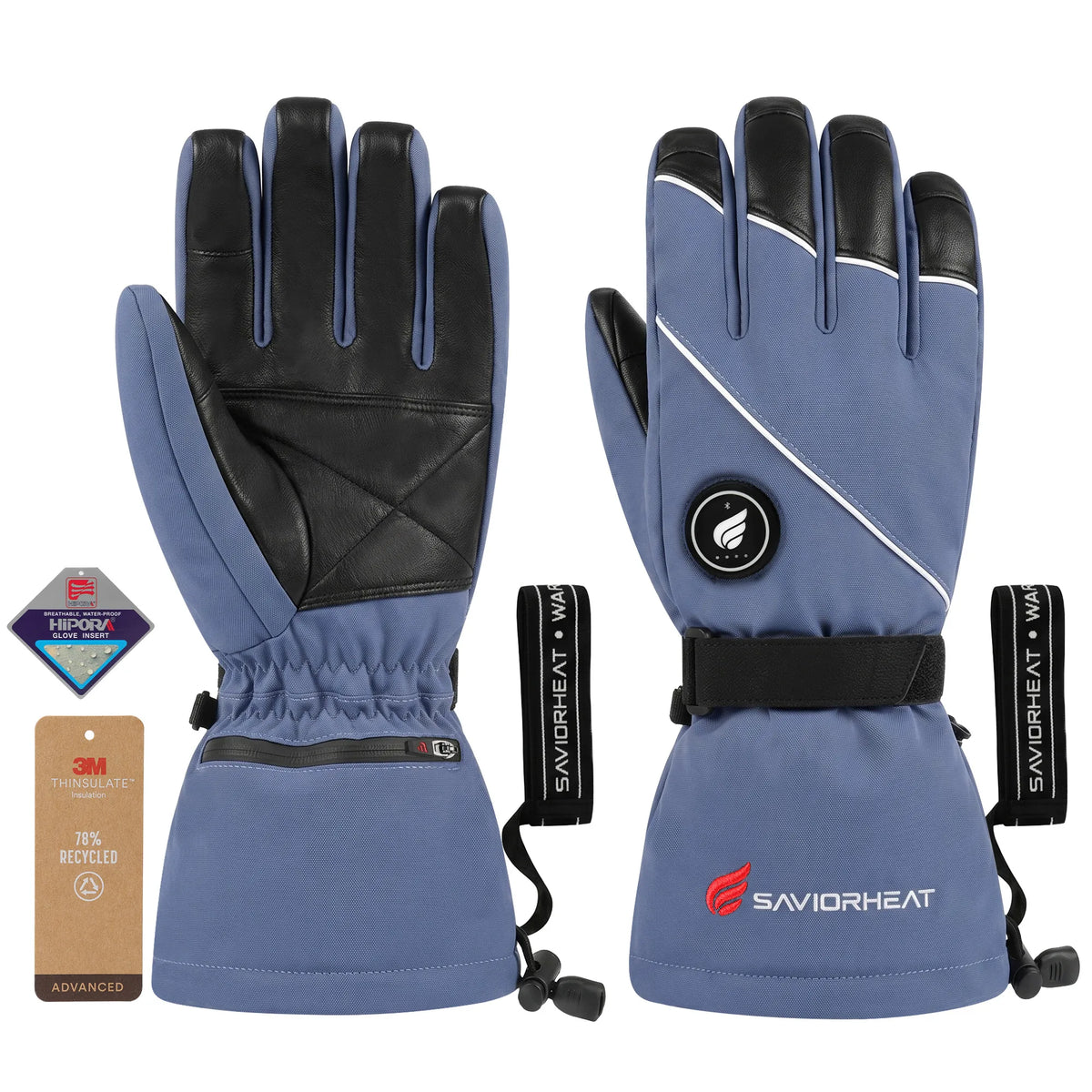 S01 Performance Heated Ski Gloves