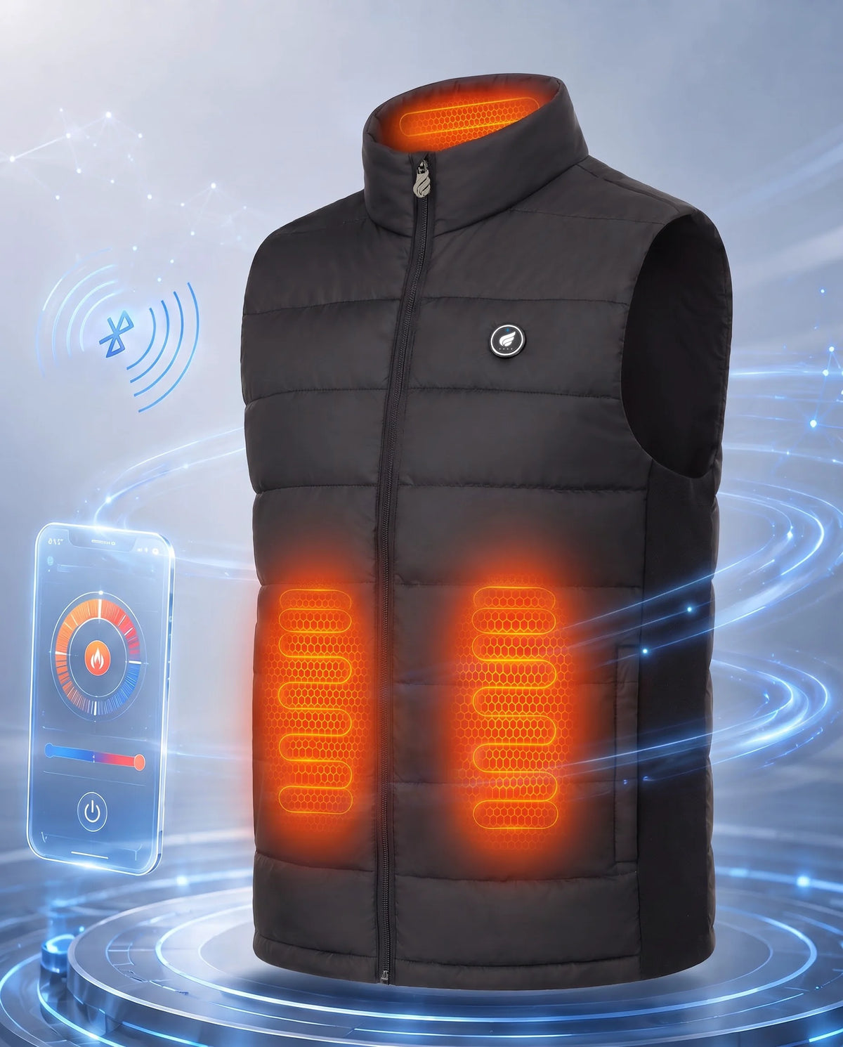 Smart App Control - Savior Heat Men's Stretch-Side Heated Vest