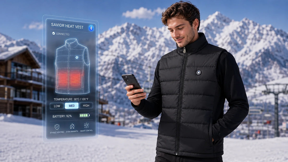 Savior Heat Men's Stretch-Side Heated Vest product detail