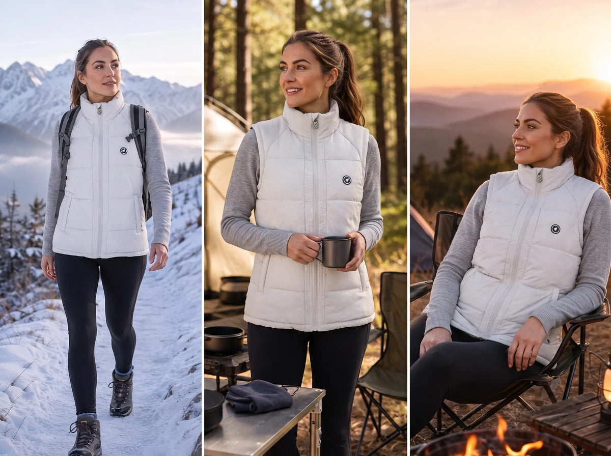 Savior Heat Women's Drawcord-Hem Heated Vest product detail
