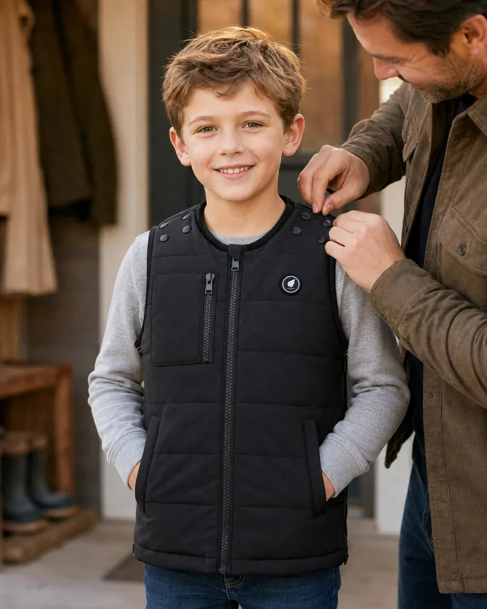 Adaptive Growth Fit - Savior Heat Kids' Adaptive-Fit Smart Heated Vest