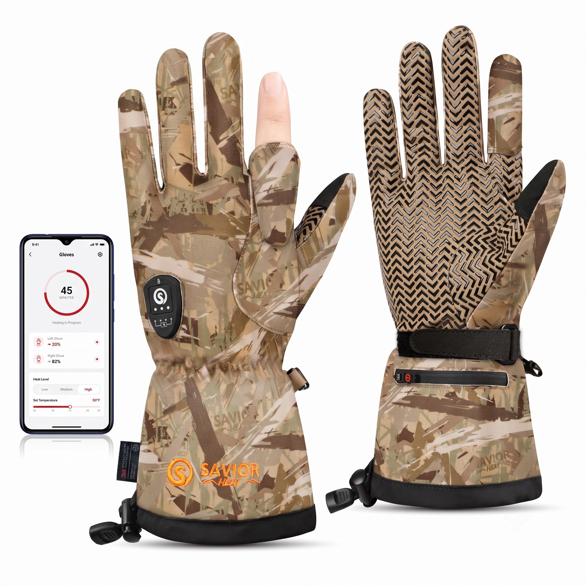 Camo Heated Hunting Gloves – Reed & Rock Camouflage