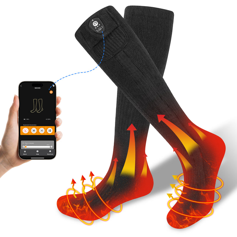 Cargue la imagen en el visor de la galería, Savior Bluetooth Heated Socks With APP Control For Men Women

