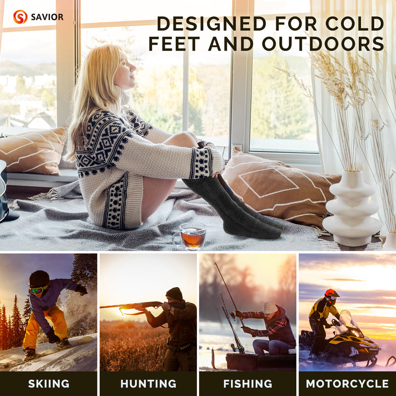 Cargue la imagen en el visor de la galería, Savior Bluetooth Heated Socks With APP Control For Men Women
