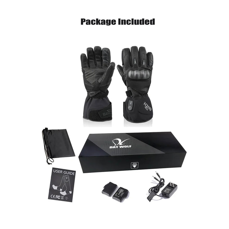 Load image into Gallery viewer, Heated Motorcycle Gloves detail view
