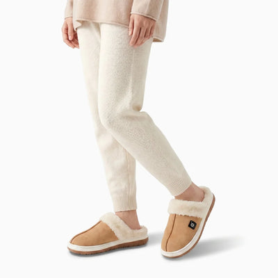 Savior Heat Heated Slippers with Plush Lining & Up to 12H Warmth with three adjustable heat settings
