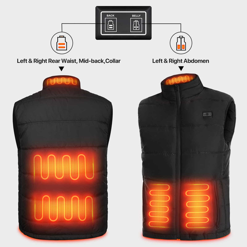 Chargez l&#39;image dans la visionneuse de la galerie, Savior Smart Temperature Control Battery Heated Jacket Winter Electric Heating Jacket
