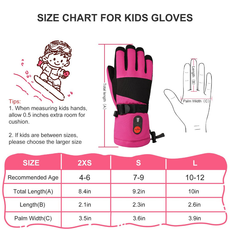 Chargez l&#39;image dans la visionneuse de la galerie, Savior Children’s Heated Gloves - 7.4V Battery, Full Hand Heating
