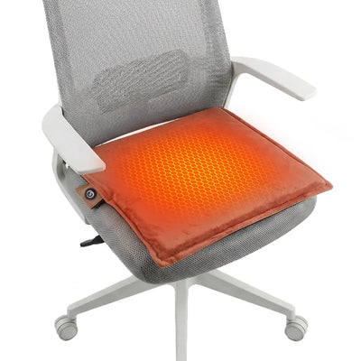 Savior Heat Plush Heated Seat Cushion with Soft Home Comfort side product view