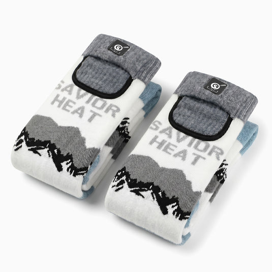 The fabric of these heated socks is made from Merino wool, making them thicker and warmer.