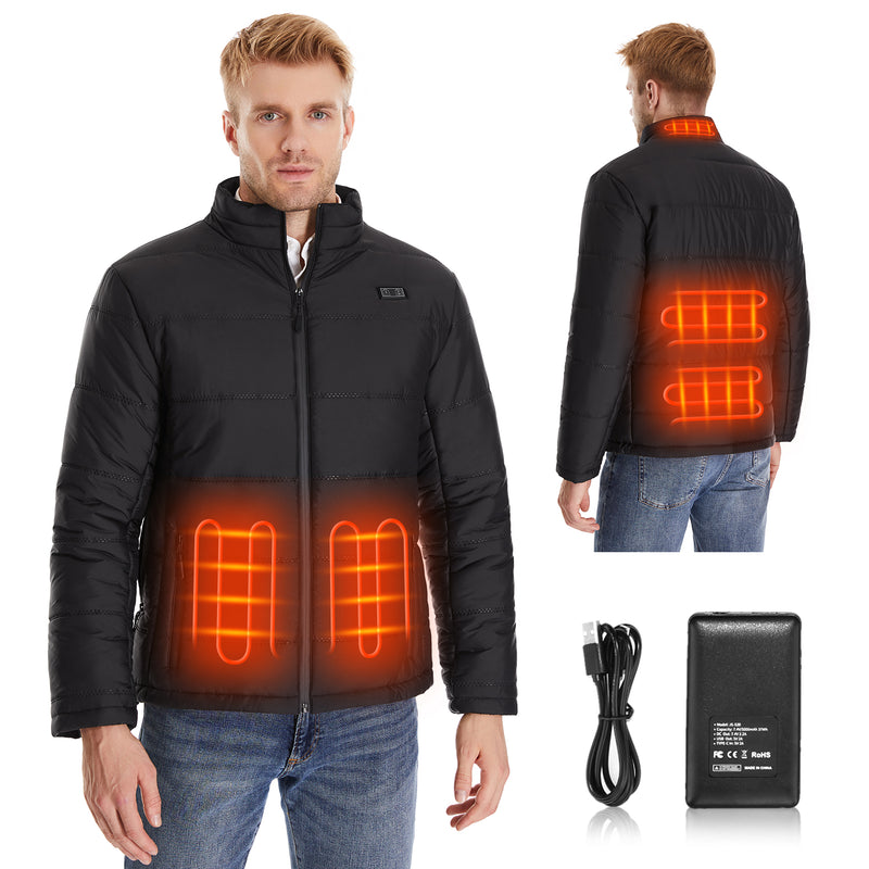 Chargez l&#39;image dans la visionneuse de la galerie, Winter Men Electric Heated Outwear Keep Warm
