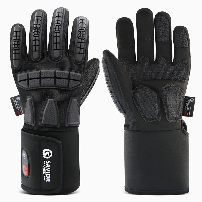 Load image into Gallery viewer, Impact Protective Heated Work Gloves feature detail
