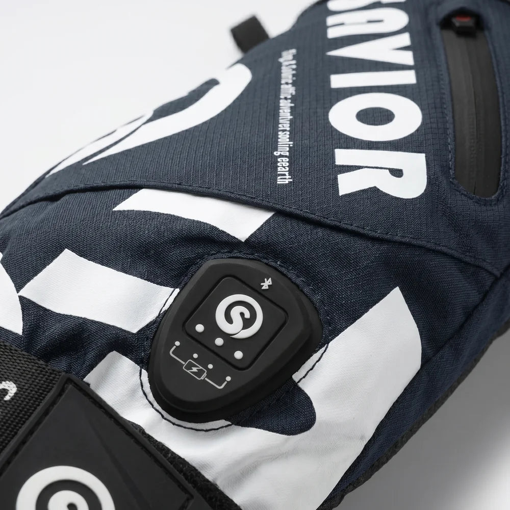 Pro Heated Snowboard Mittens detail view