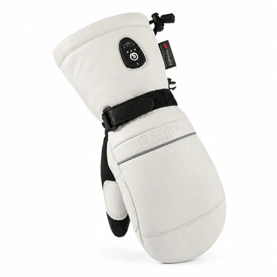 Savior Heat EH8 Pro Extreme Cold Heated Ski Mittens with Bluetooth app heat control