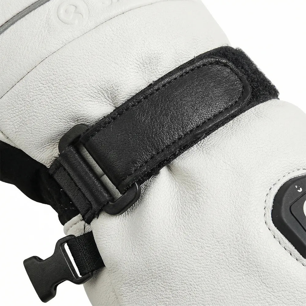 Savior Heat EH8 Pro Extreme Cold Heated Ski Mittens with three adjustable heat settings