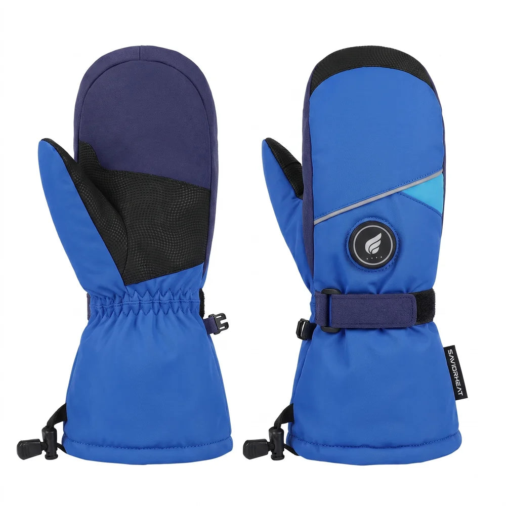 Savior Heat Lightweight Kids Heated Ski Gloves main product view
