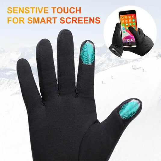  Guantes calefactables, guantes térmicos recargables para  hombres y mujeres de 7.4 V con batería de 3200 mAh* 2, guantes térmicos  finos para pantalla táctil para manos de artritis, guantes eléctricos 