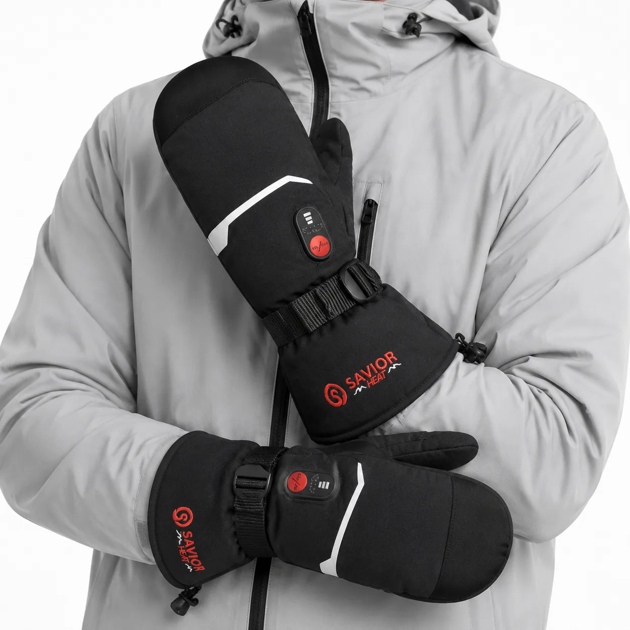 Savior Gants chauffants avec batterie rechargeable USB pour le ski, la randonnée