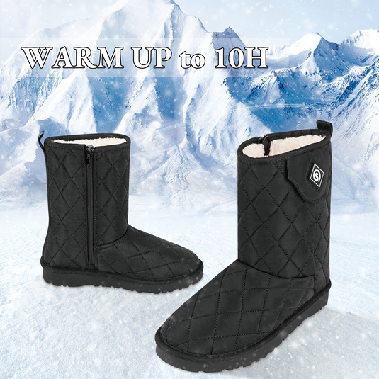 Electric Heated Winter Boots – Keep Feet Warm All Day, Cordless & Waterproof