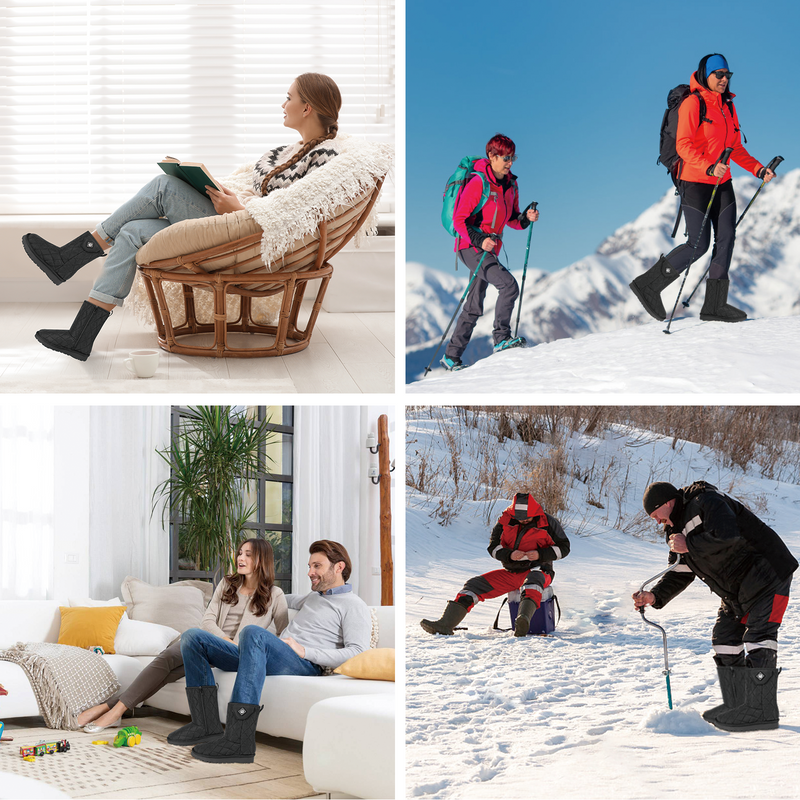 Load image into Gallery viewer, Electric Heated Winter Boots – Keep Feet Warm All Day, Cordless &amp; Waterproof

