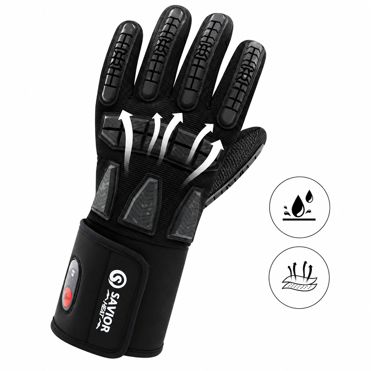 GVFB03 Impact-Protective Heated Work Gloves