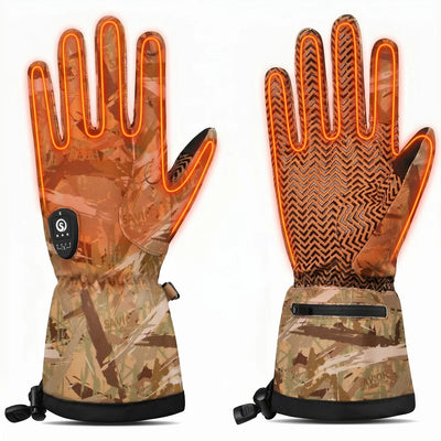 Heating zone coverage on Marsh Camo Hunting Gloves