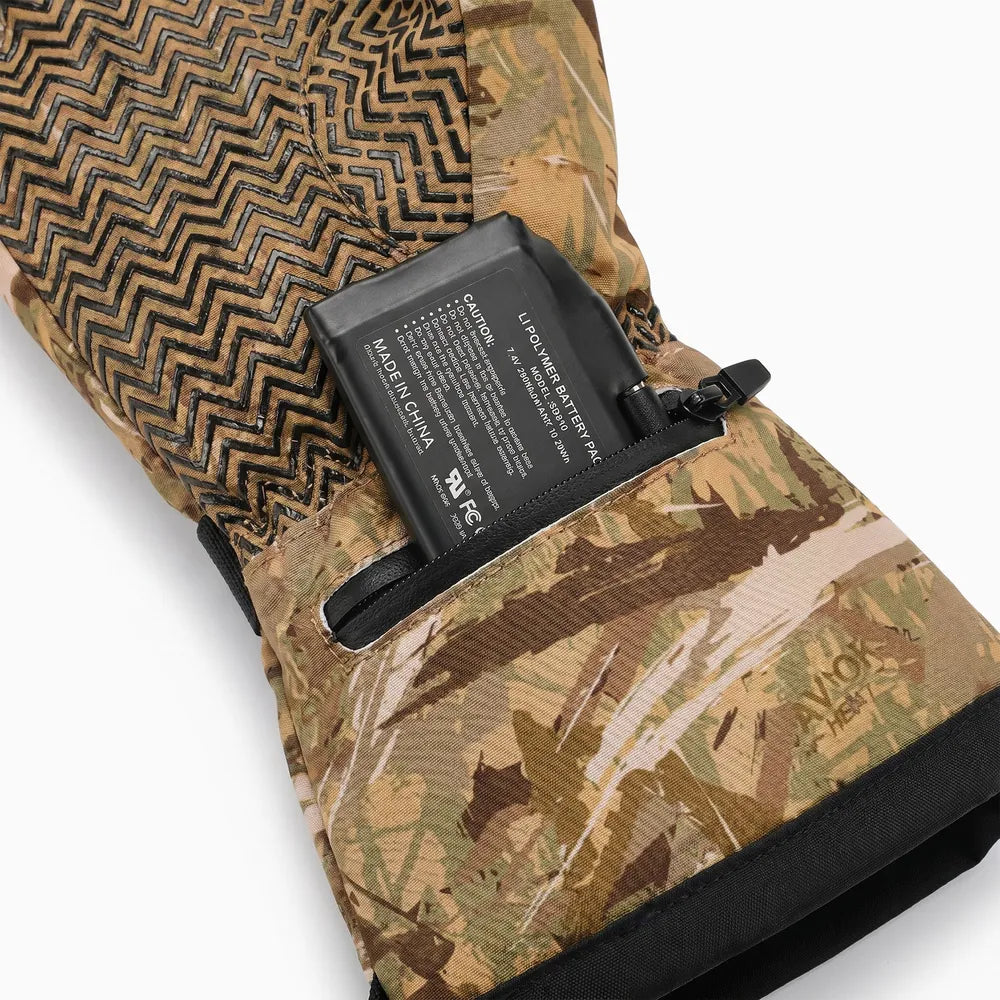 Heat setting control on Marsh Camo Hunting Gloves