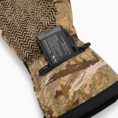 Heat setting control on Marsh Camo Hunting Gloves