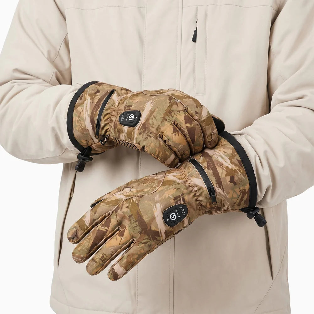 Marsh Camo Hunting Gloves for outdoor winter use